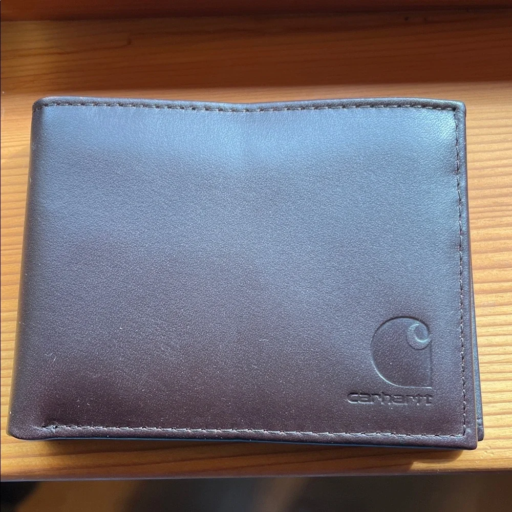 Carhartt Dark Brown Leather wallet - Picture 2 of 5